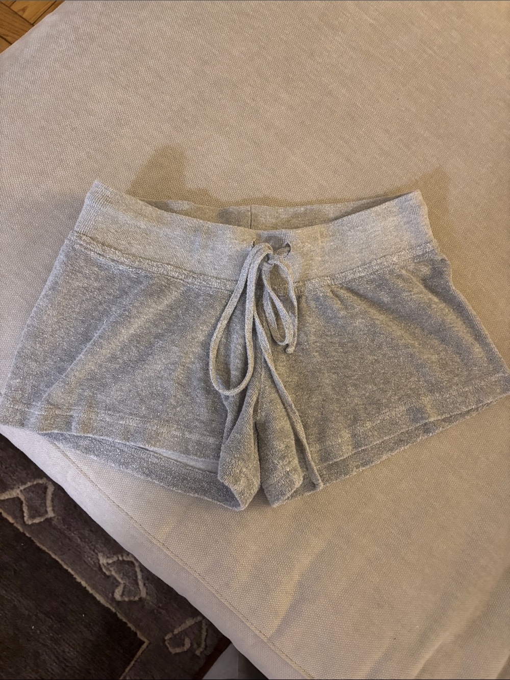 Hard Tail Cozy Gray Drawstring Lounge Shorts